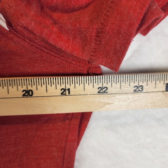 T Shirt Alternative Mens Large Red White Letters Soft Fabric - Picture 6 of 8